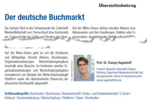 Ausriss aus dem Beitrag: "Der deutsche Buchmarkt" von S. Hagenhoff
