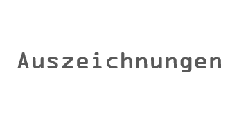 Zur Seite: Auszeichnungen