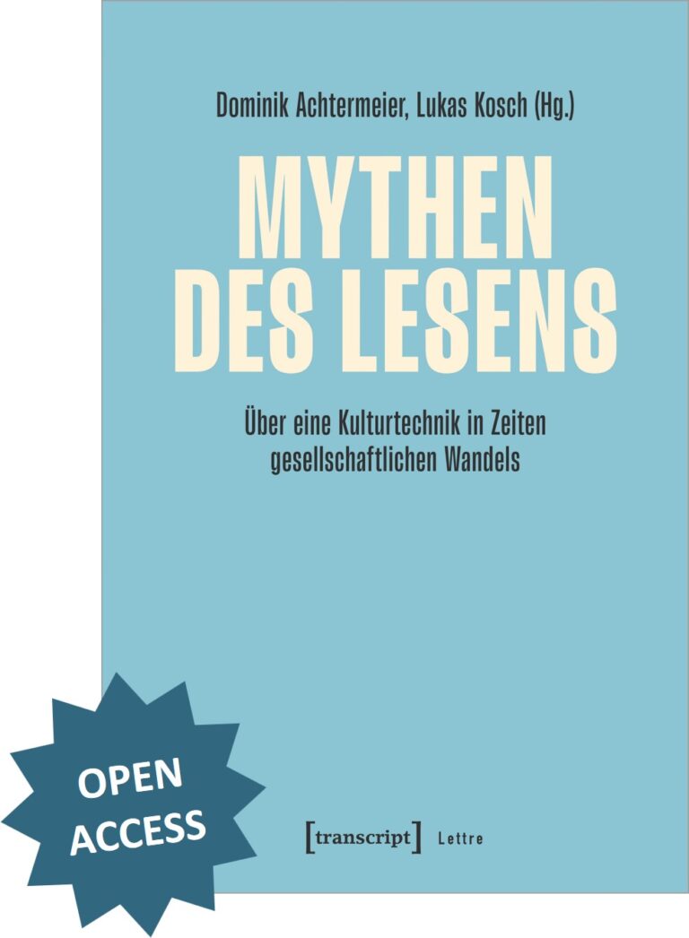 Freshly published: »Mythen des Lesens«