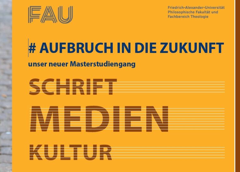 Infoveranstaltungen zum neuen Masterstudiengang